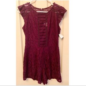 Adorable lace skort jumper